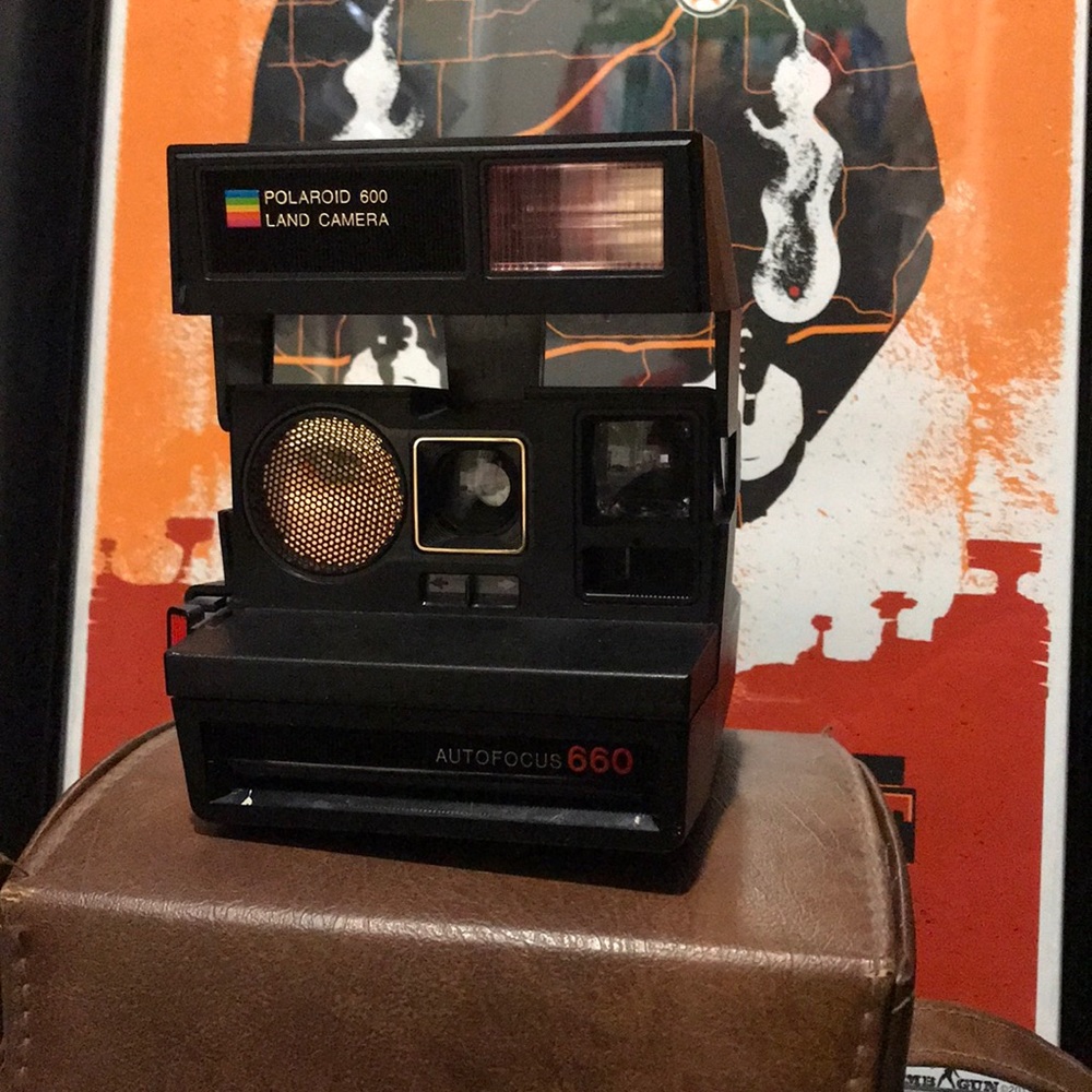 Polaroid 600 Land Camera autofocus 660 vintage